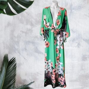 Philthy Tropical Cutout Maxi Dress